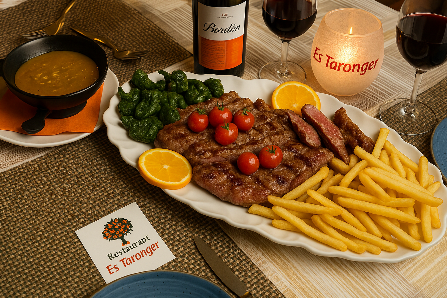 Entrecot + Rioja per a 2 | És Taronger